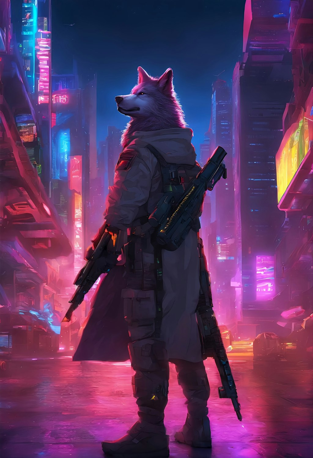 werewolf　cyber punk