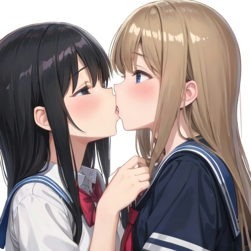 女の子とキスって普通に気持ちいいんだ。知らなかった。わわ、これベロチューになる流れだよね？怖いけど気持ちよくて止まんないかも。。。