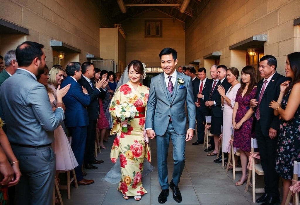 刑務所で結婚式