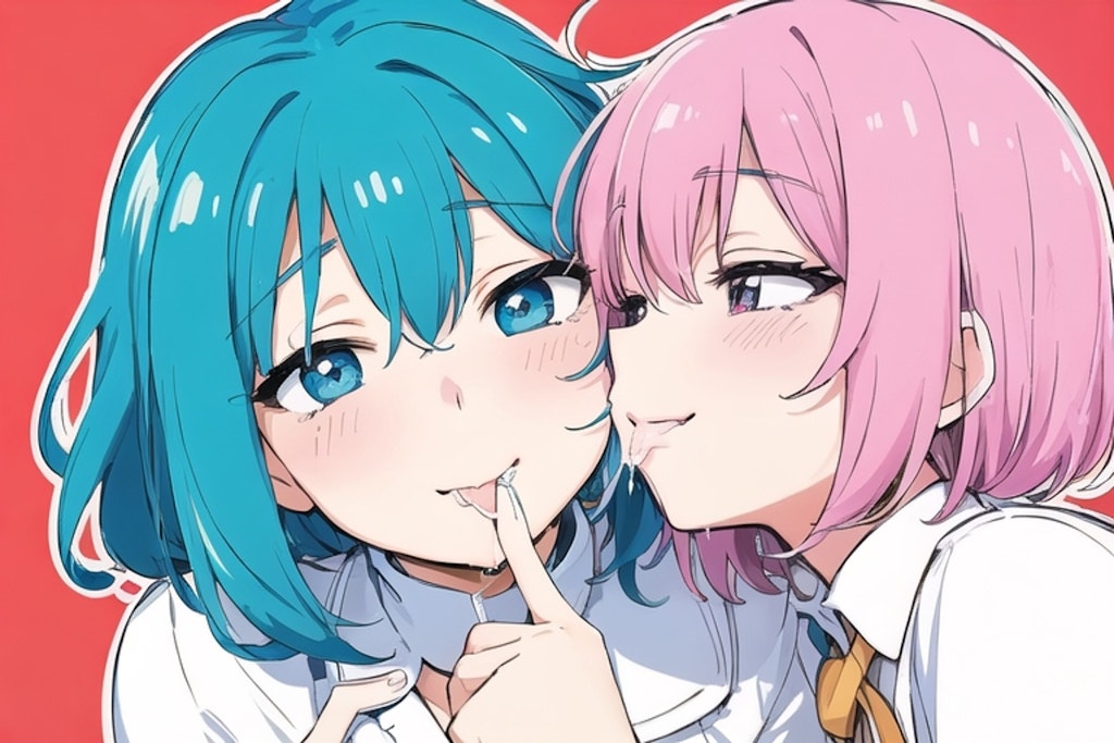 官能的なレズKISS 1