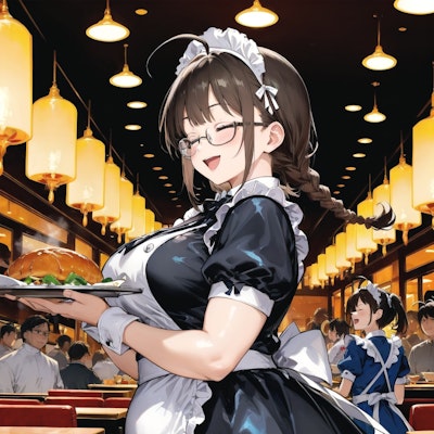 お盆前のレストランは大忙し