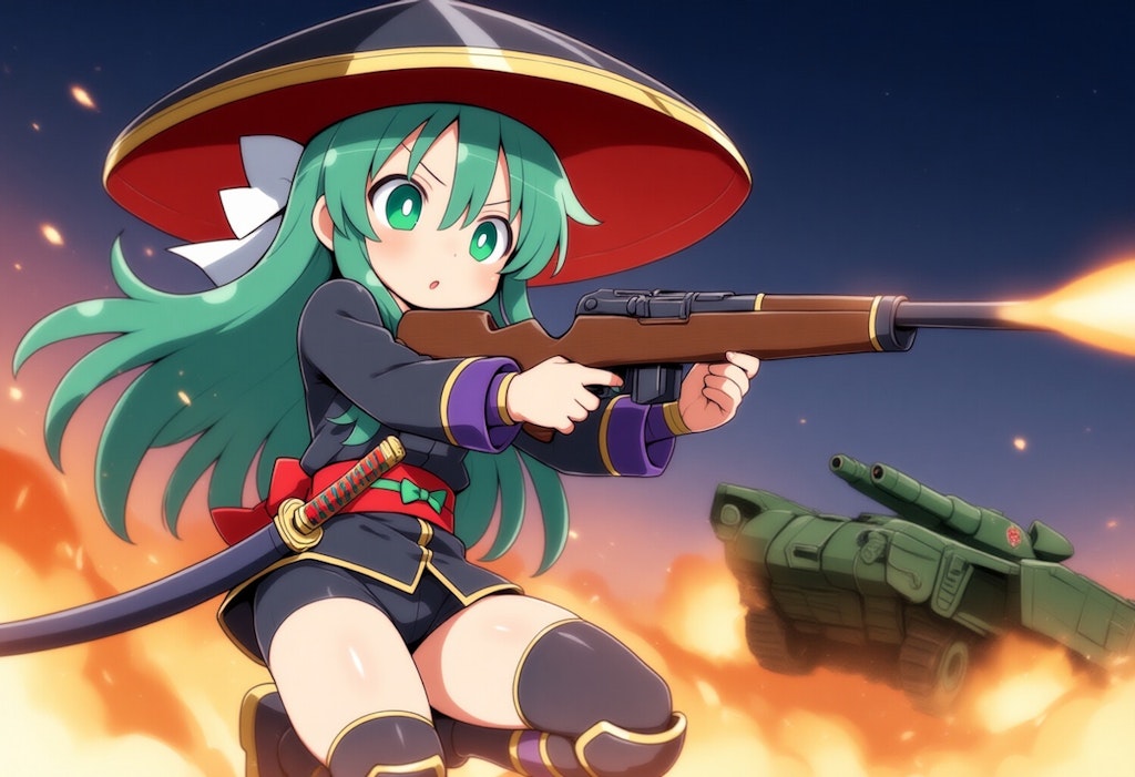 幕末砲兵侍スタイル日輪