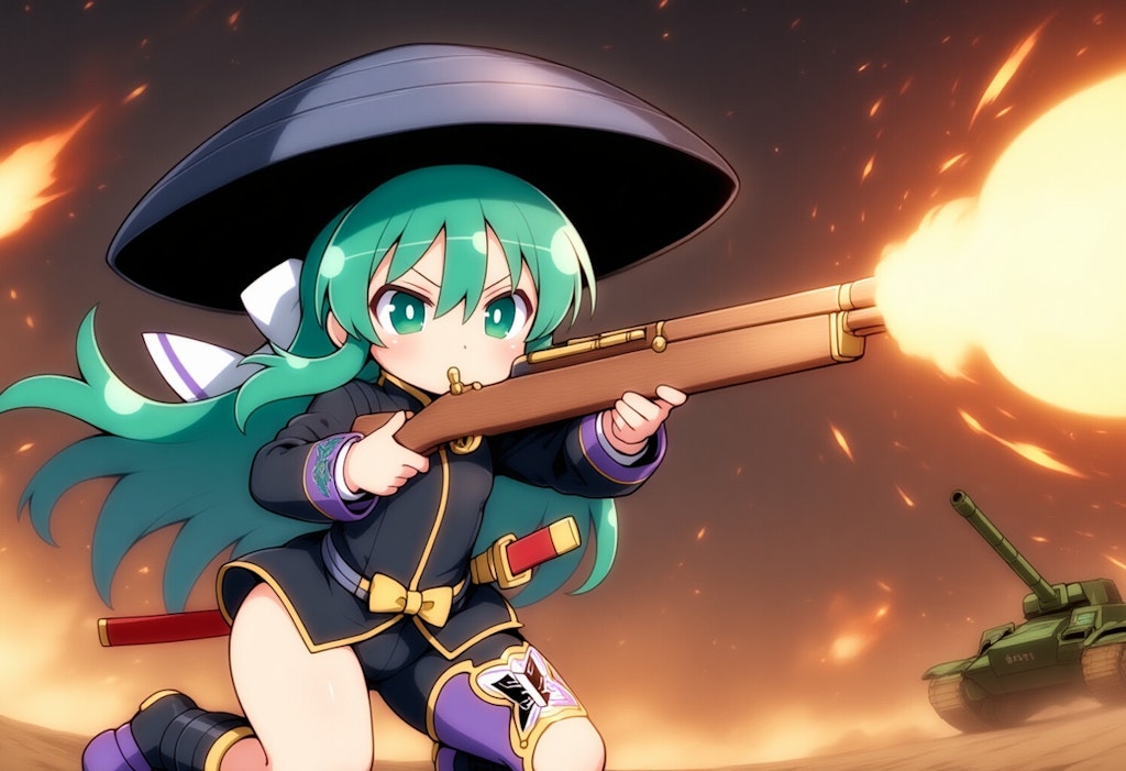 幕末砲兵侍スタイル日輪