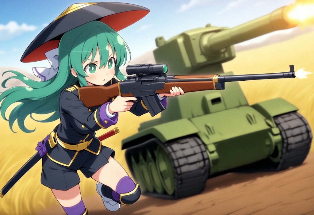 幕末砲兵侍スタイル日輪