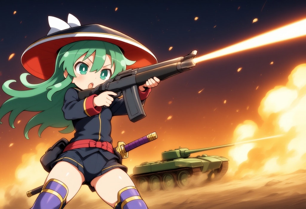 幕末砲兵侍スタイル日輪