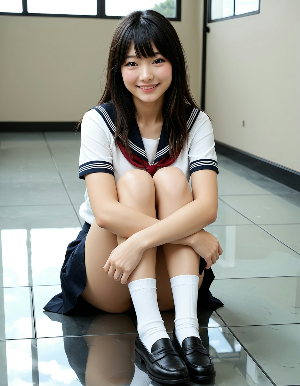 反射と透け感