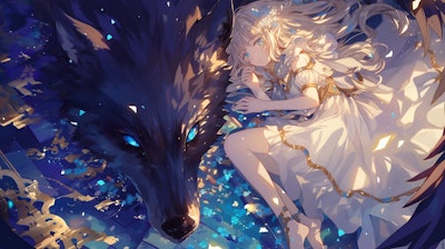 狼と少女