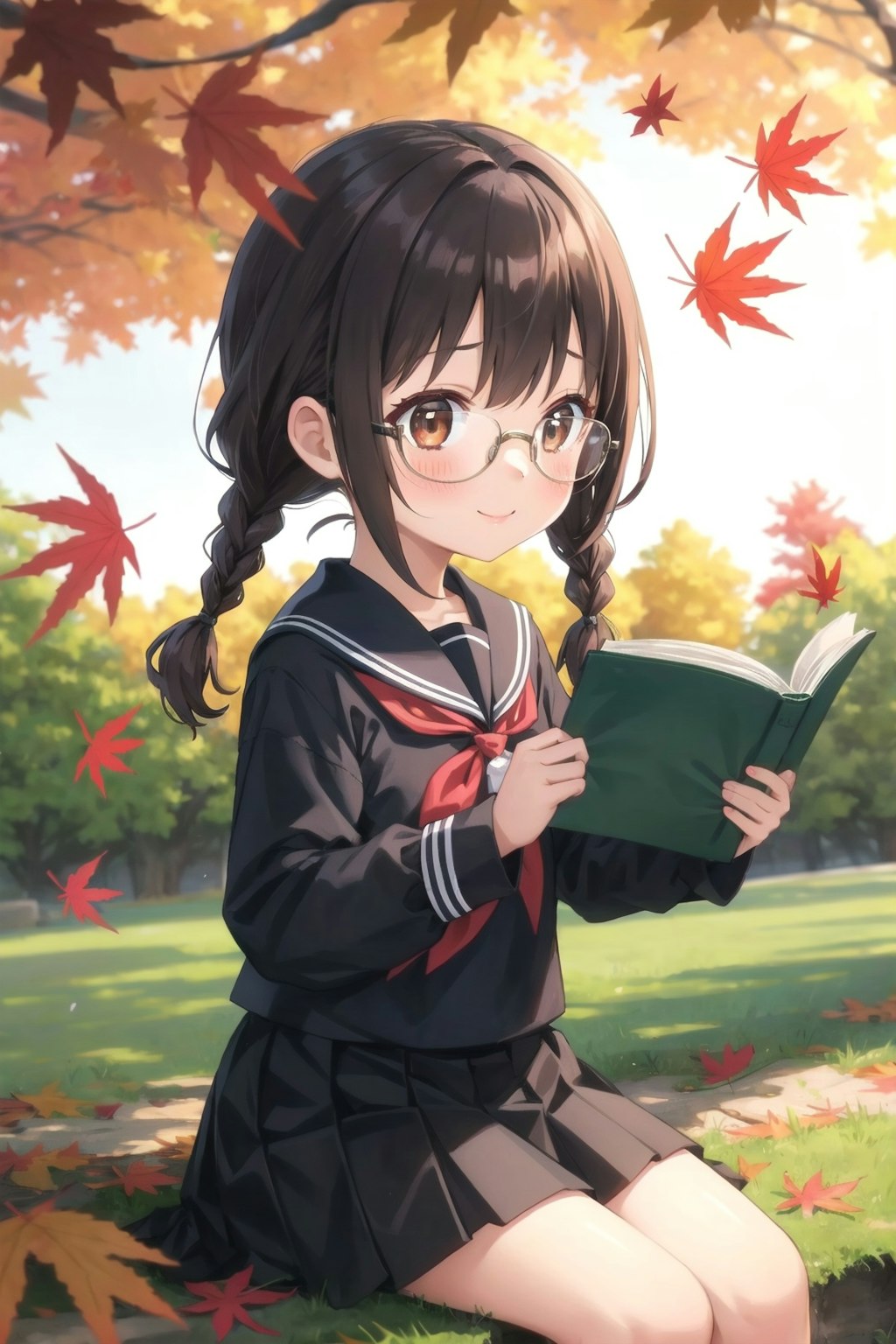 委員長ちゃんと一緒に読書の秋