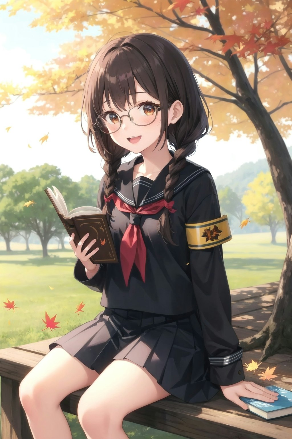 委員長ちゃんと一緒に読書の秋