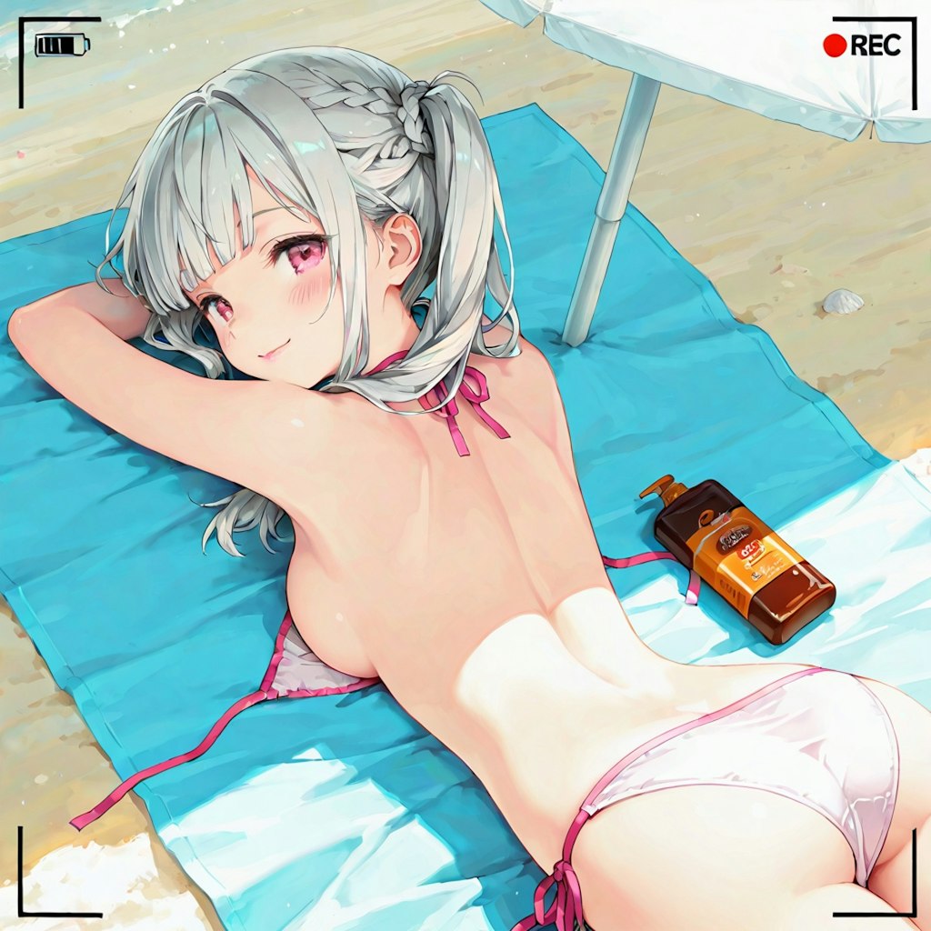 オイルぬって💕