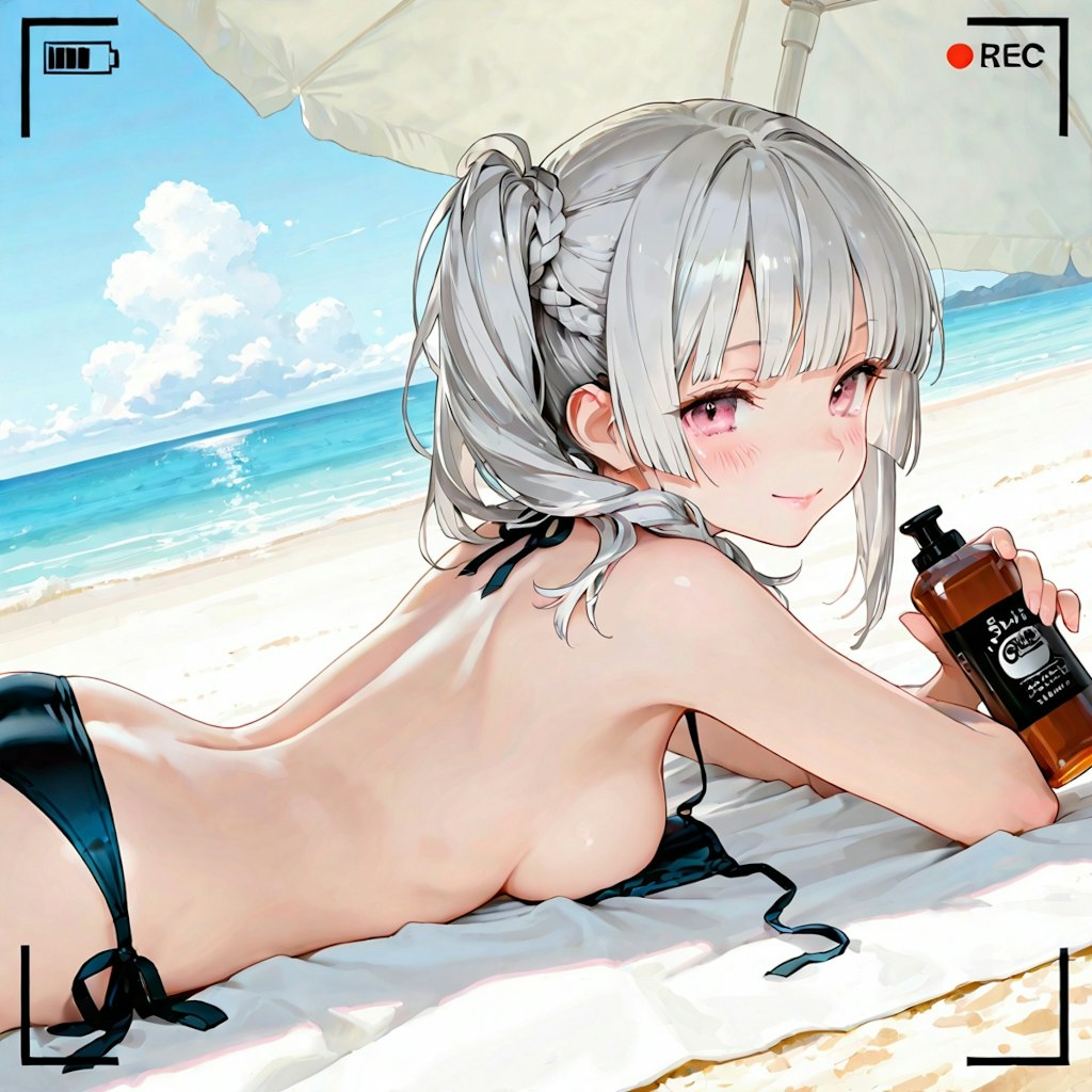 オイルぬって💕