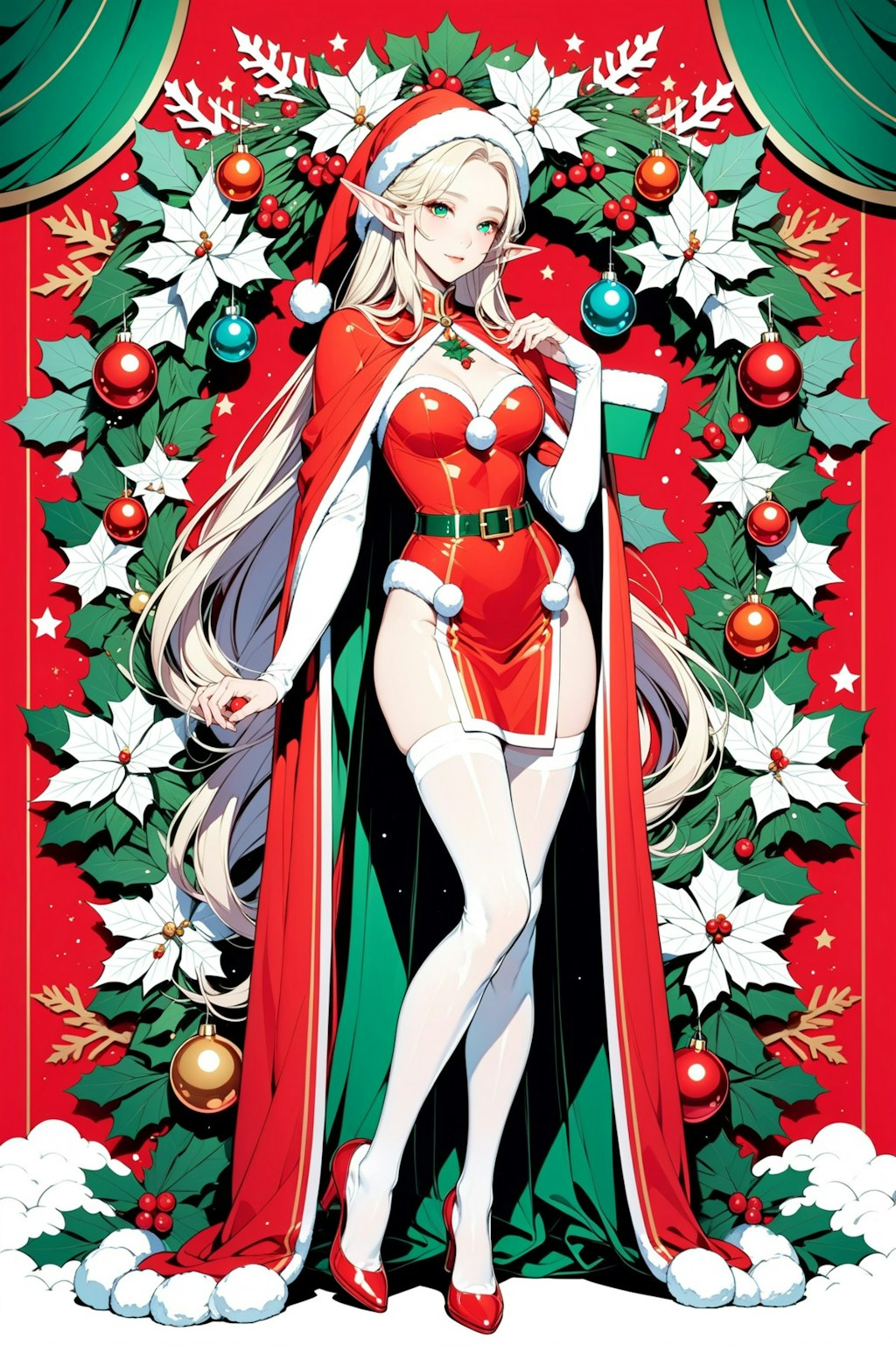 花とエルフさん Xmas