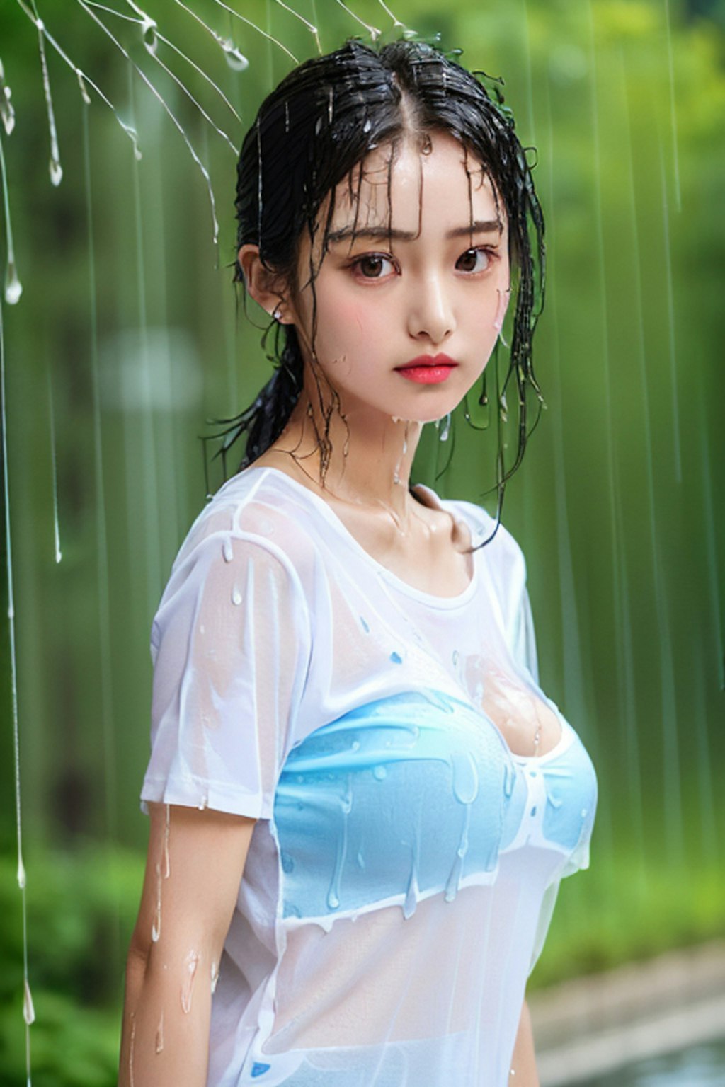 急な雨