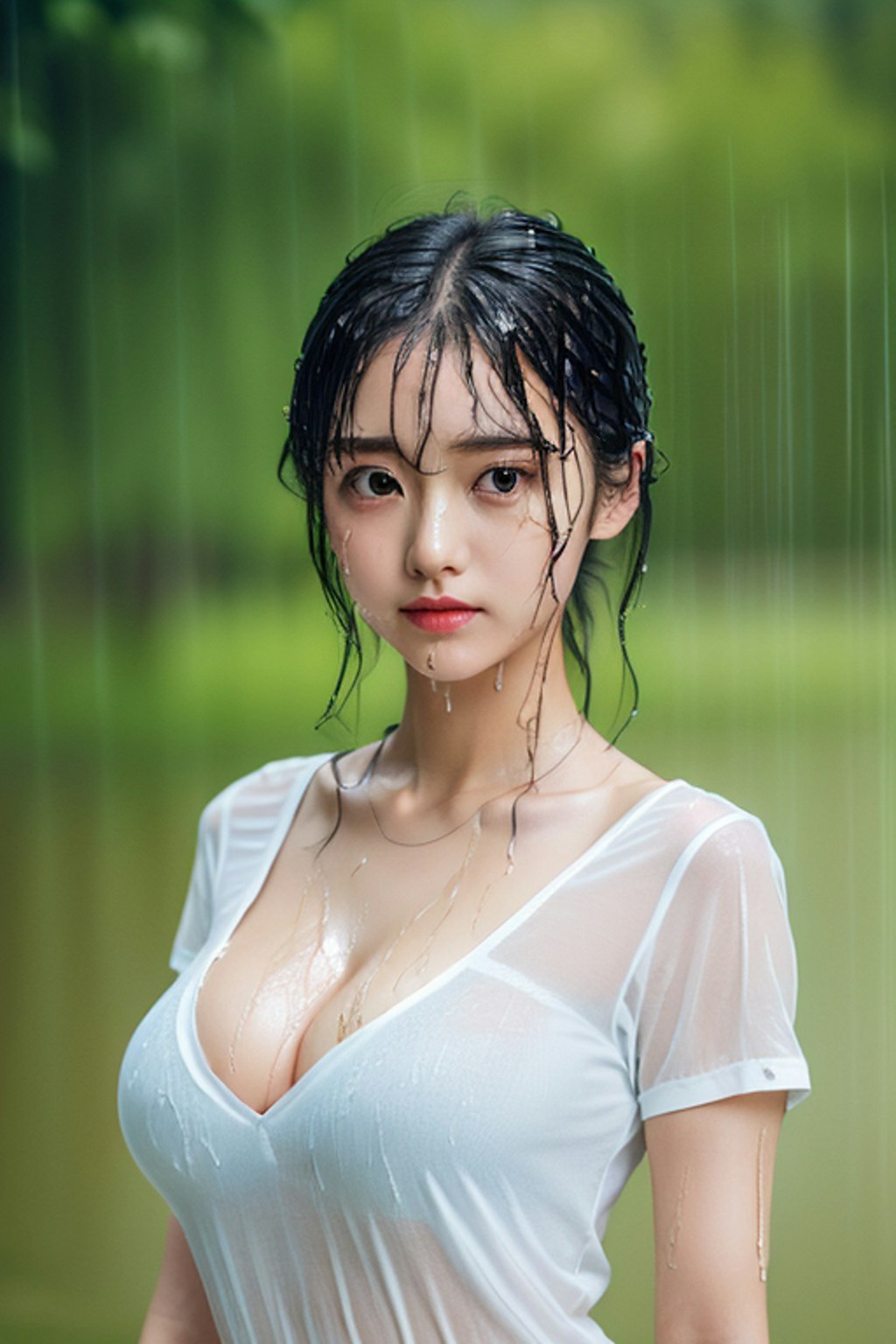 急な雨