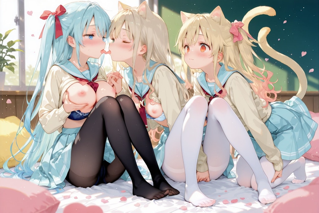 みんなでイチャイチャ