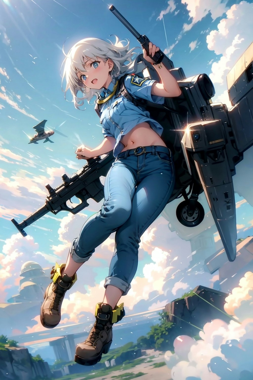 空を飛ぶ