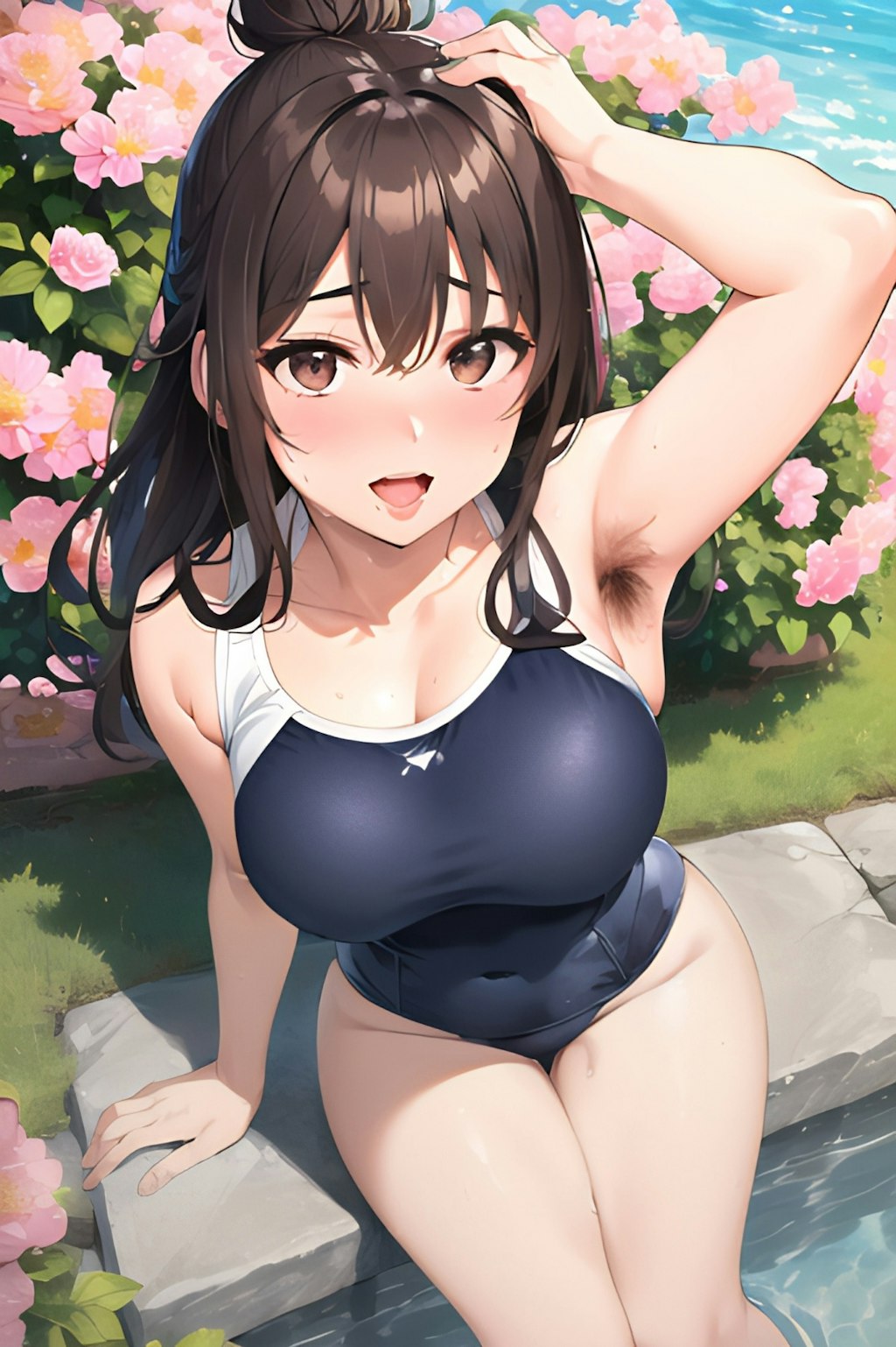 スク水お姉さん