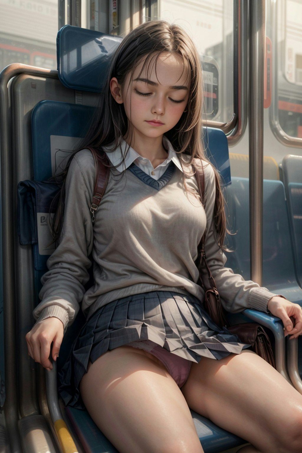 電車にいた女の子2