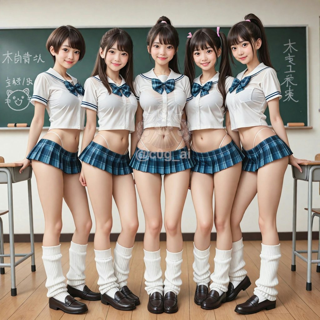 マイクロミニスカセーラー服のsexyBLUE48