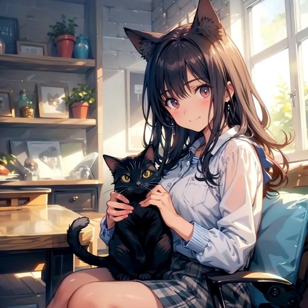 黒猫と