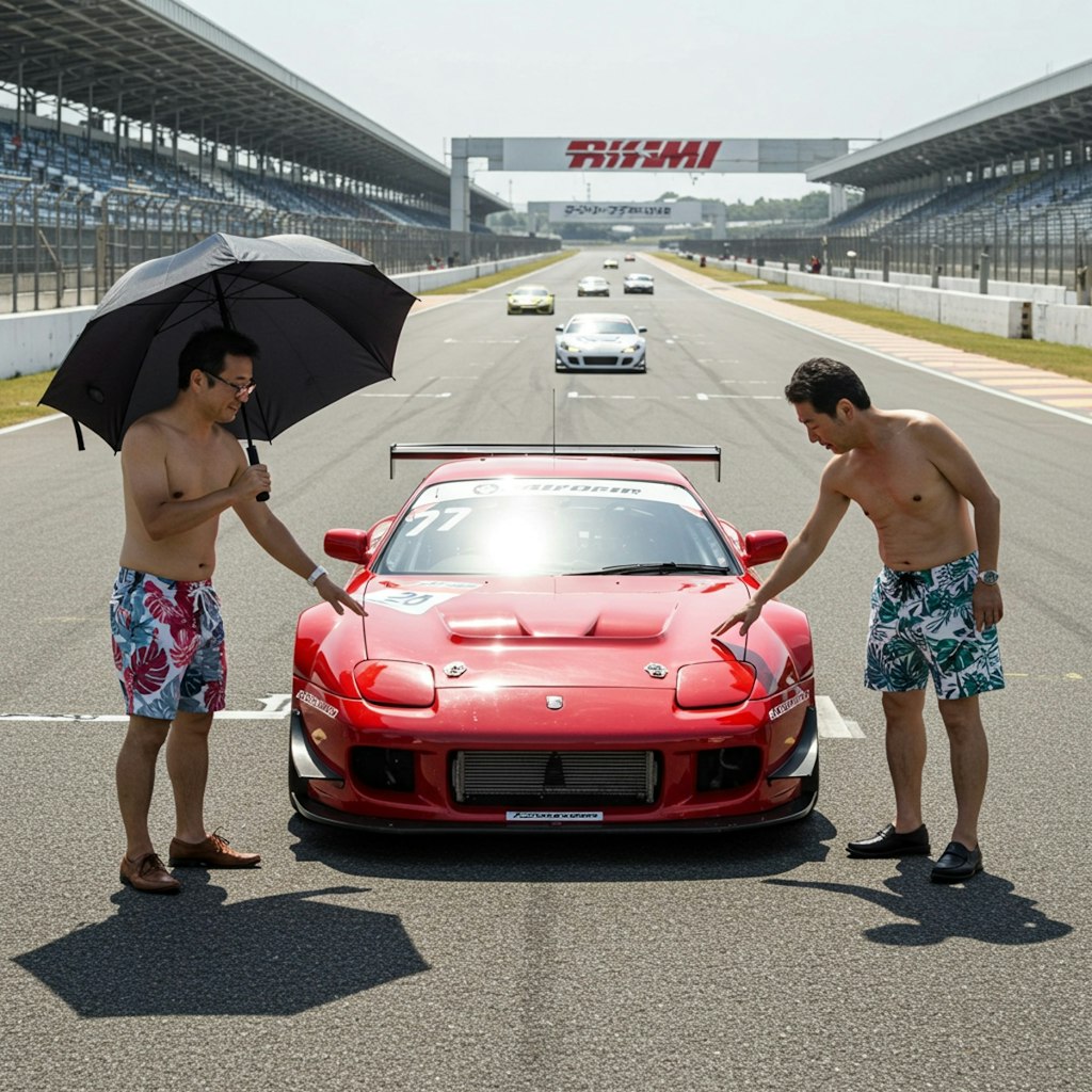 おっさんレースクイーン