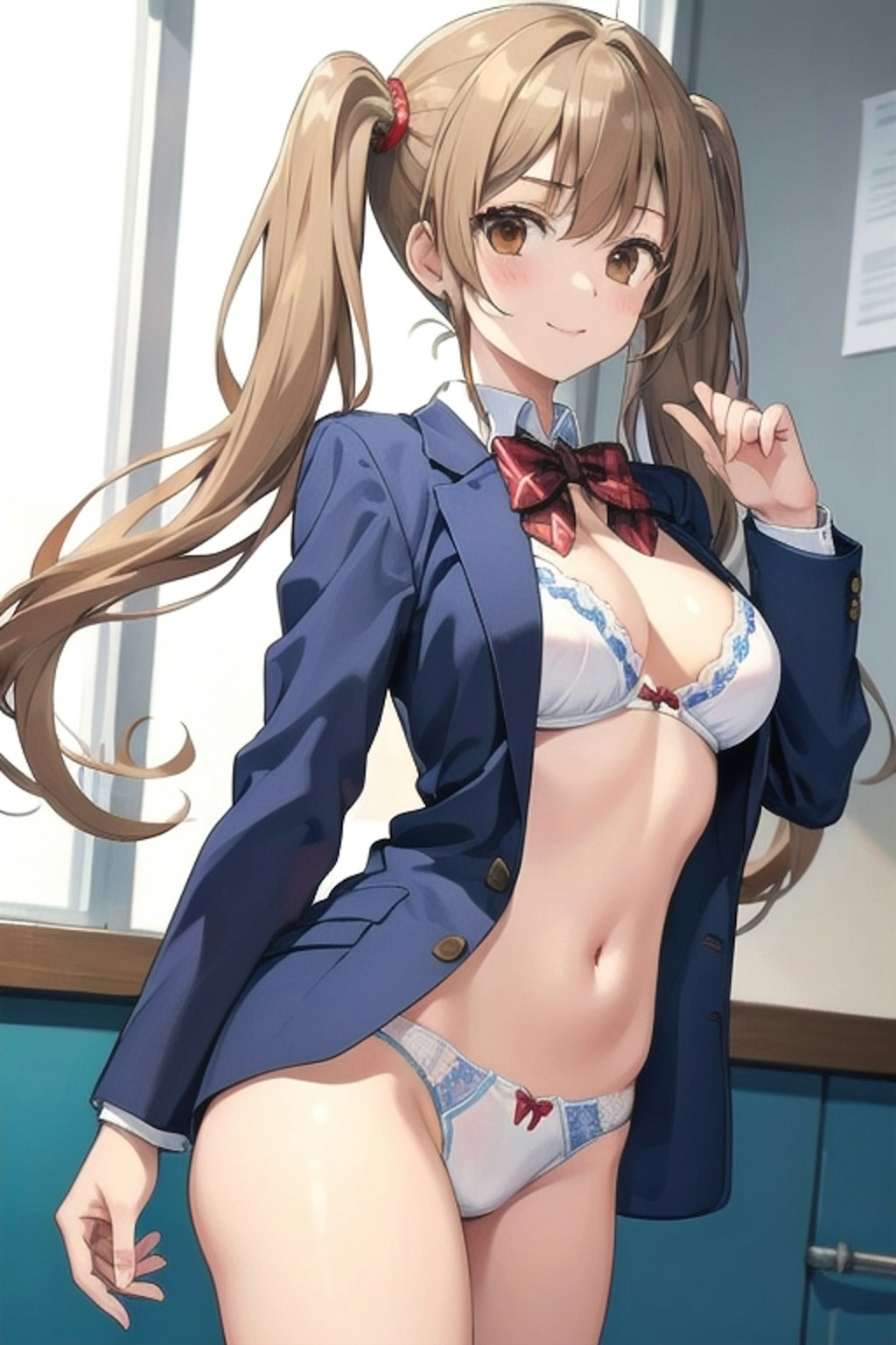 School twintails girl