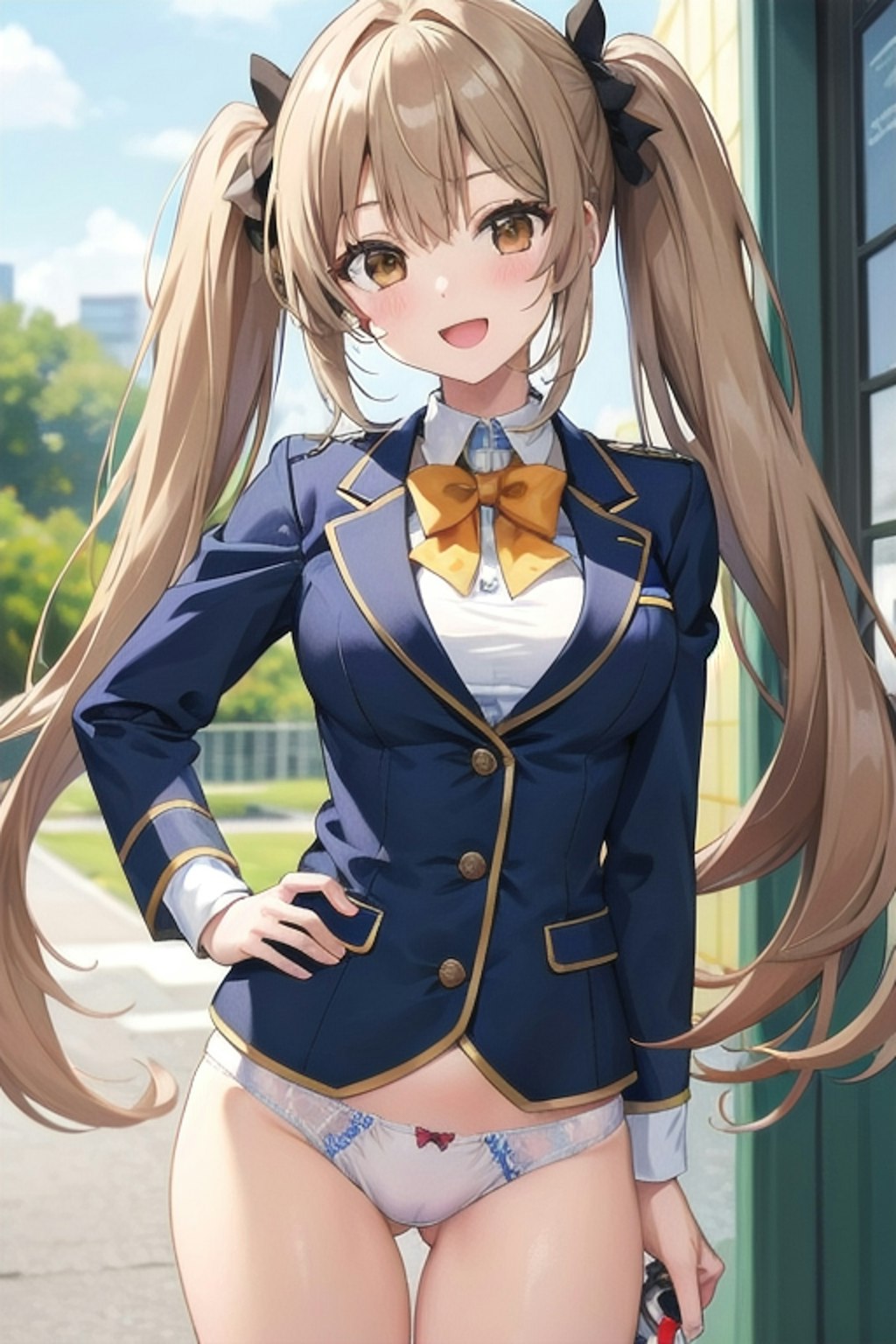 School twintails girl