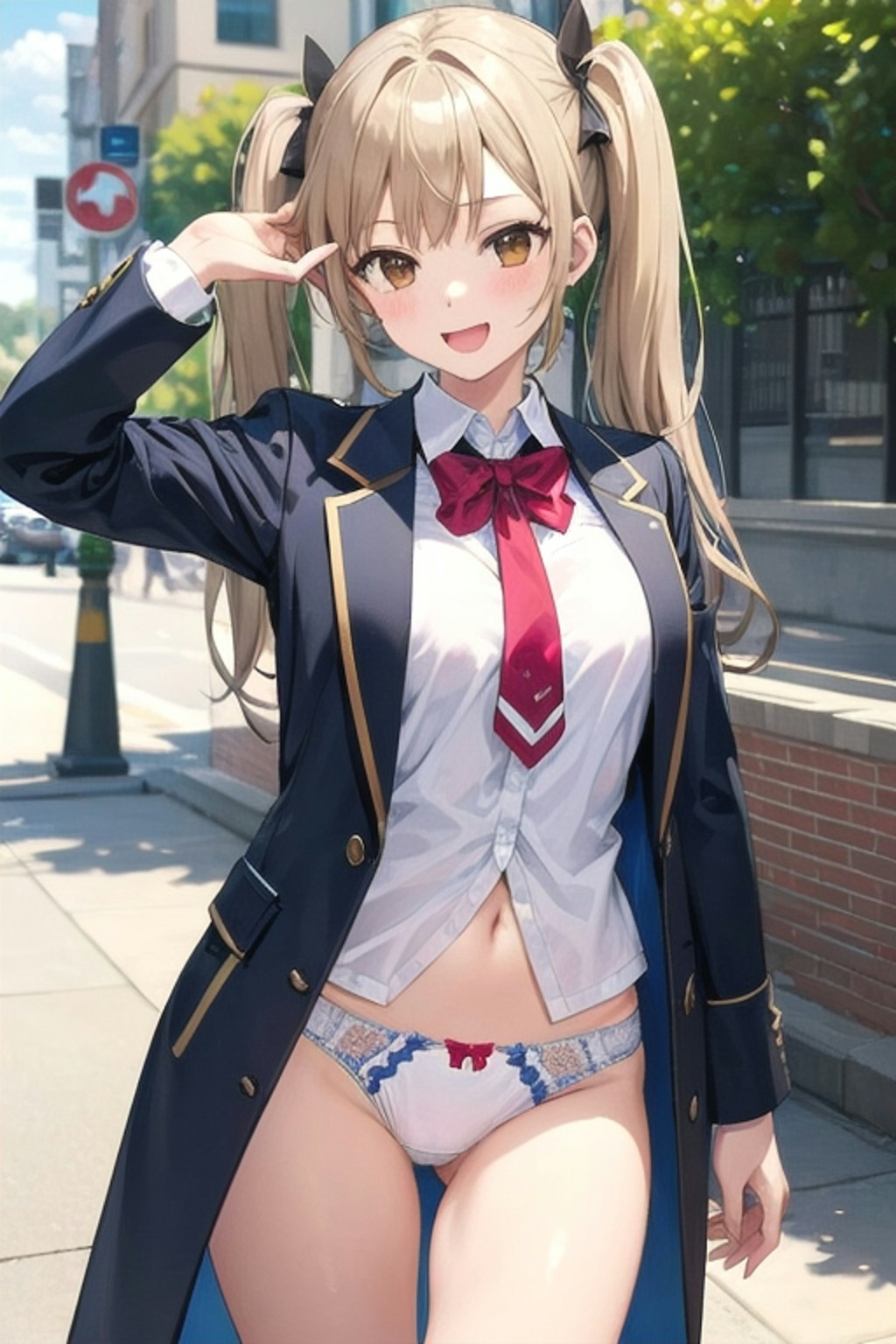 School twintails girl