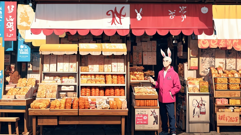 近所の商店街のパン屋