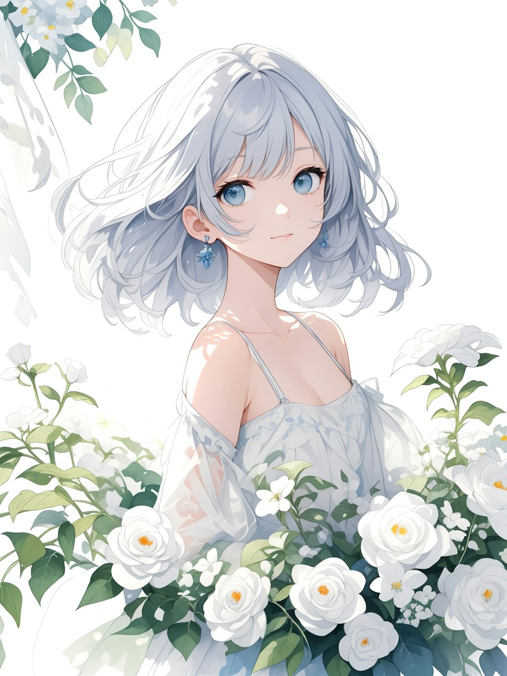 white flower