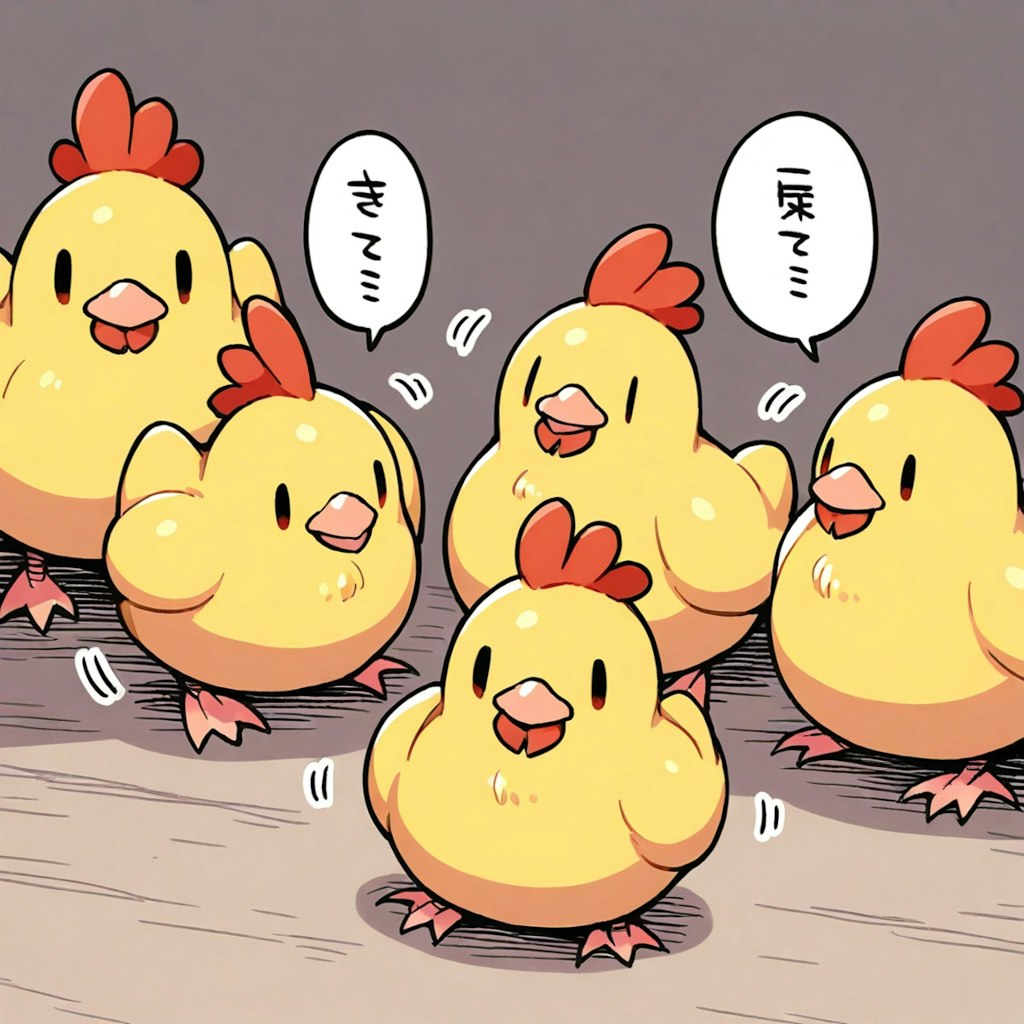 喋るヒヨコ