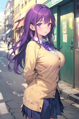 紫ヒロインと💕
