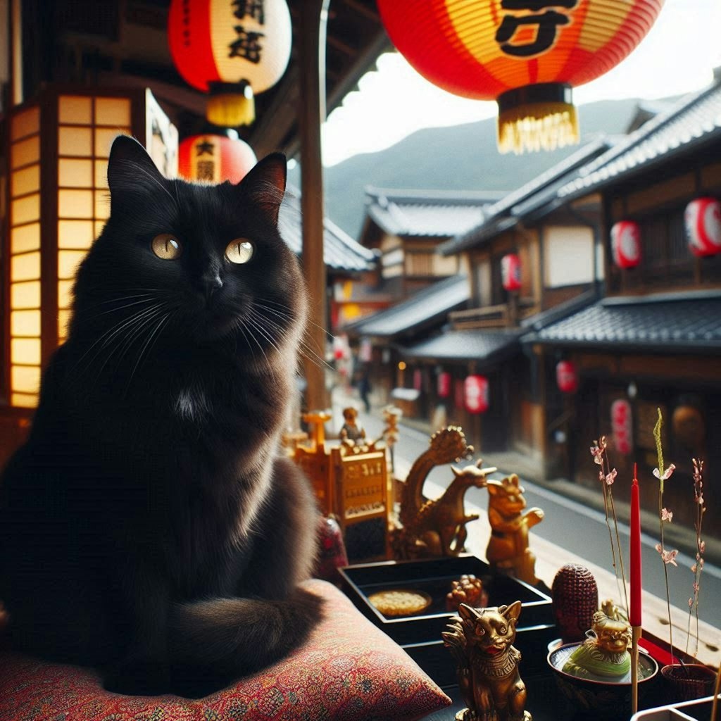 東京の黒猫