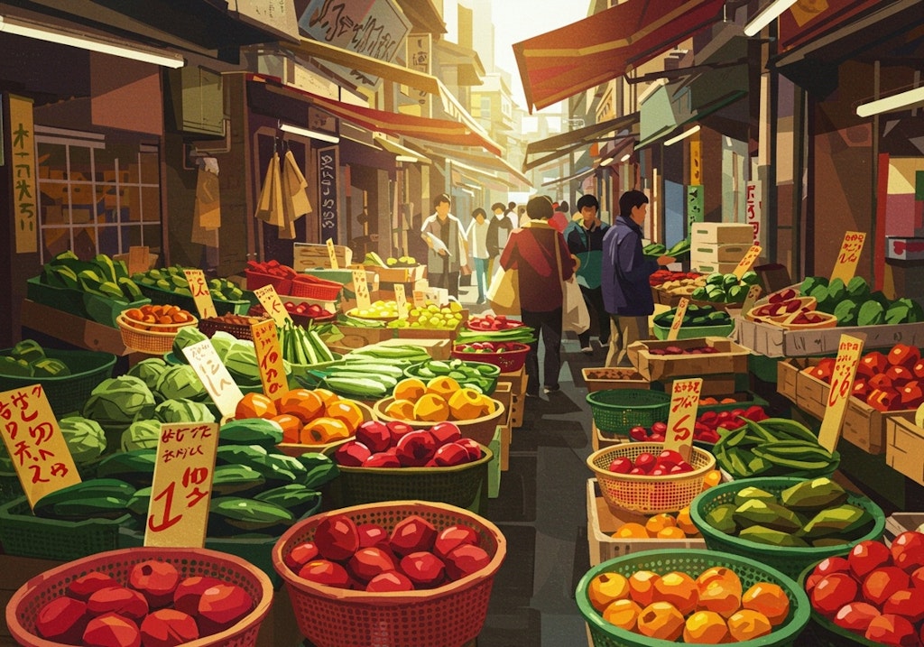 🥦青果市場②