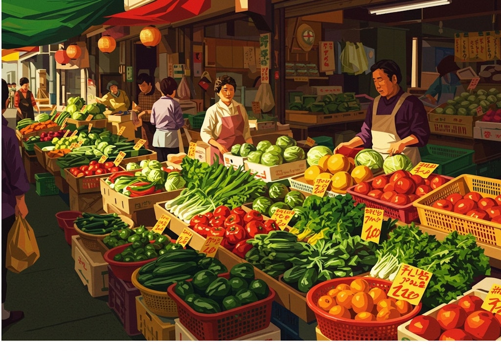🥦青果市場②
