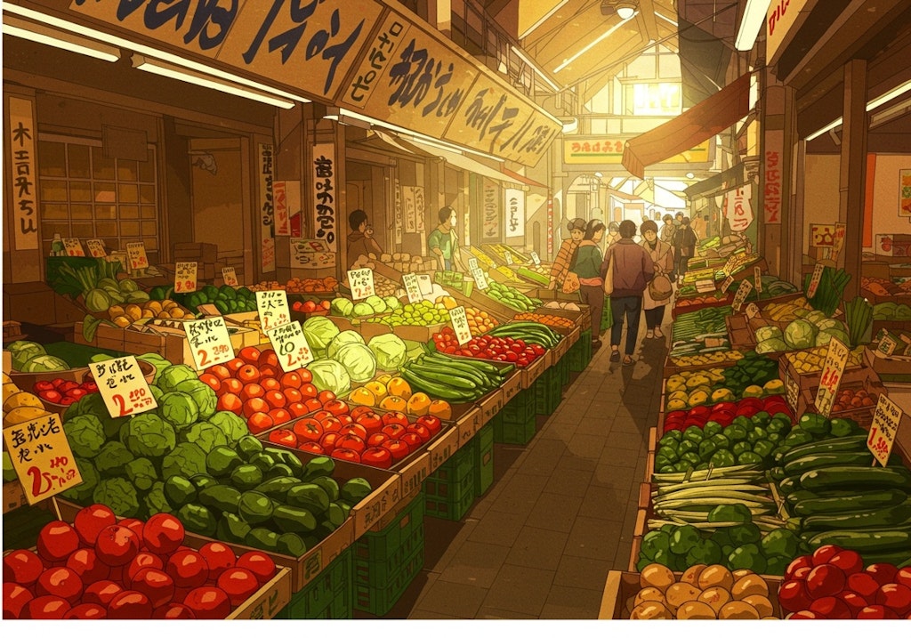 🥦青果市場②