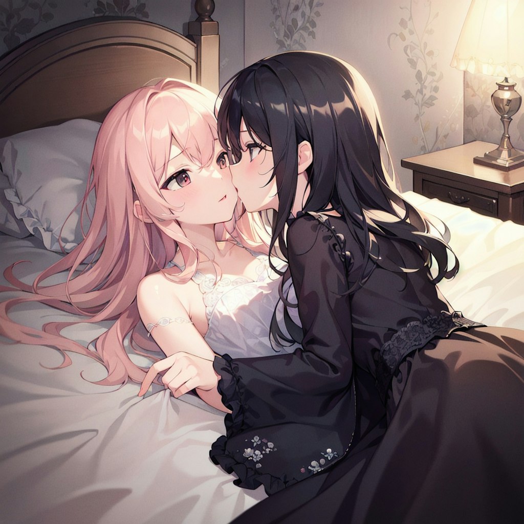 百合キス