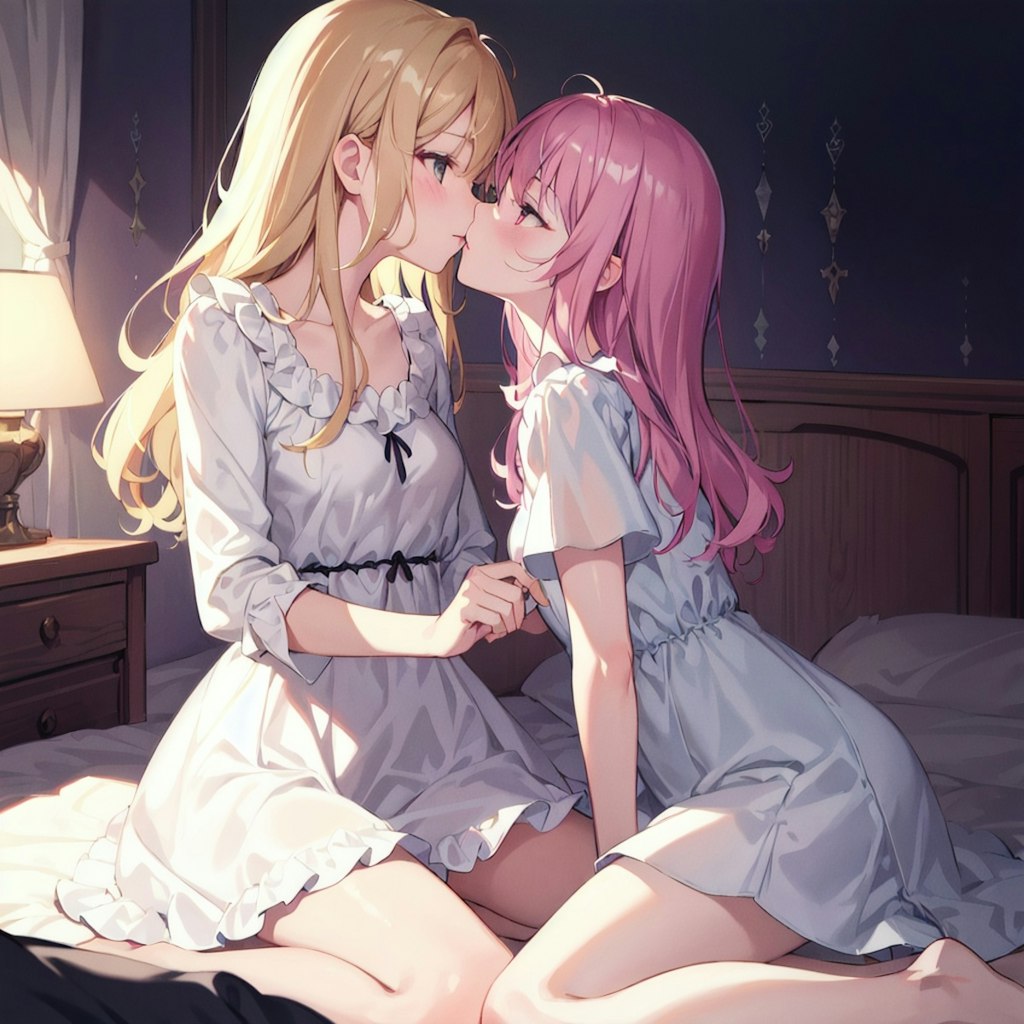 百合キス