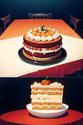 かぼちゃのケーキ