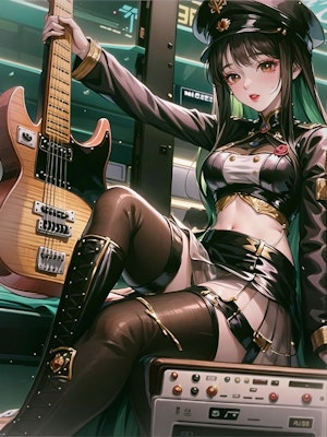 メタルギター女子