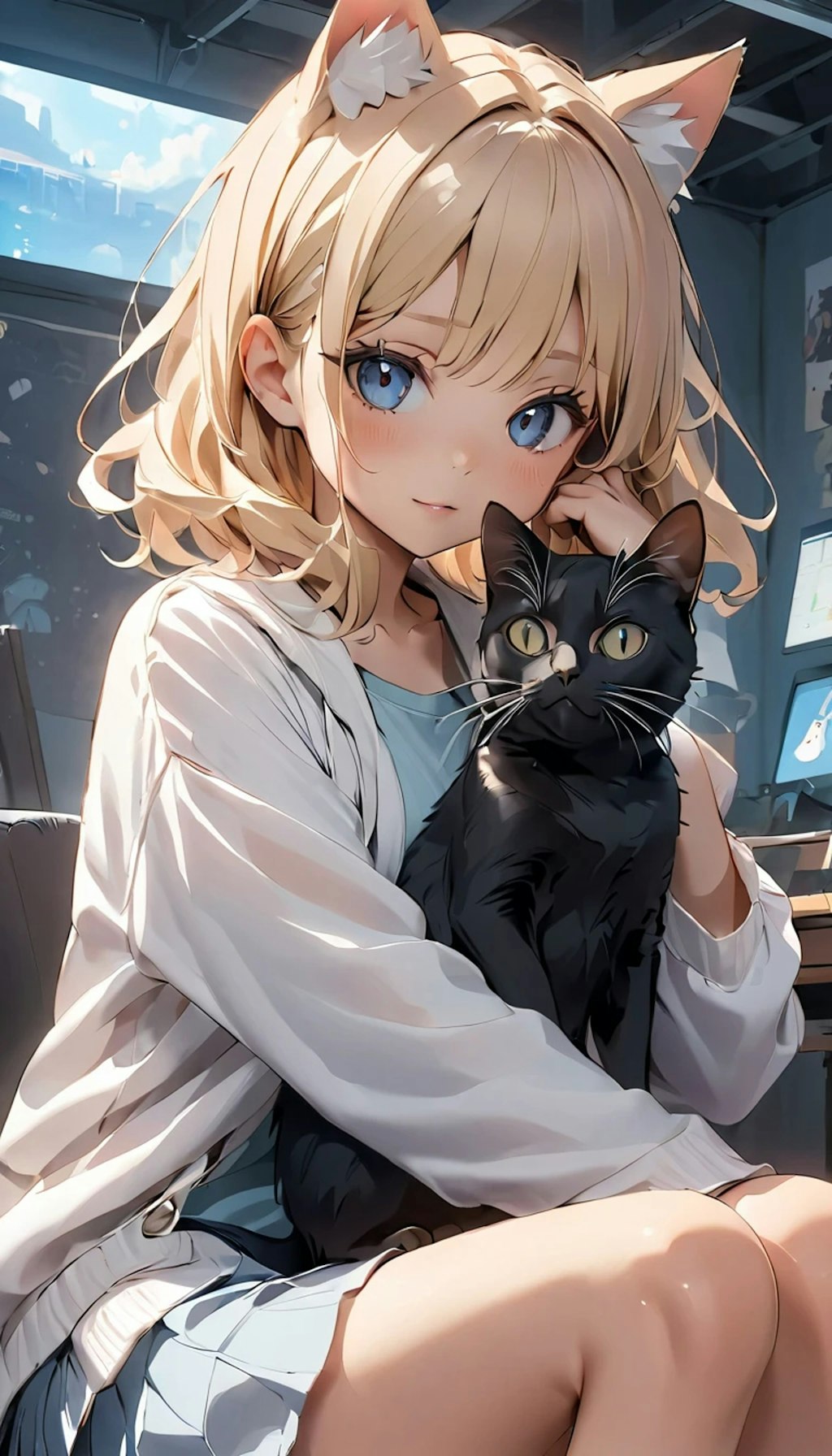 猫耳の少女