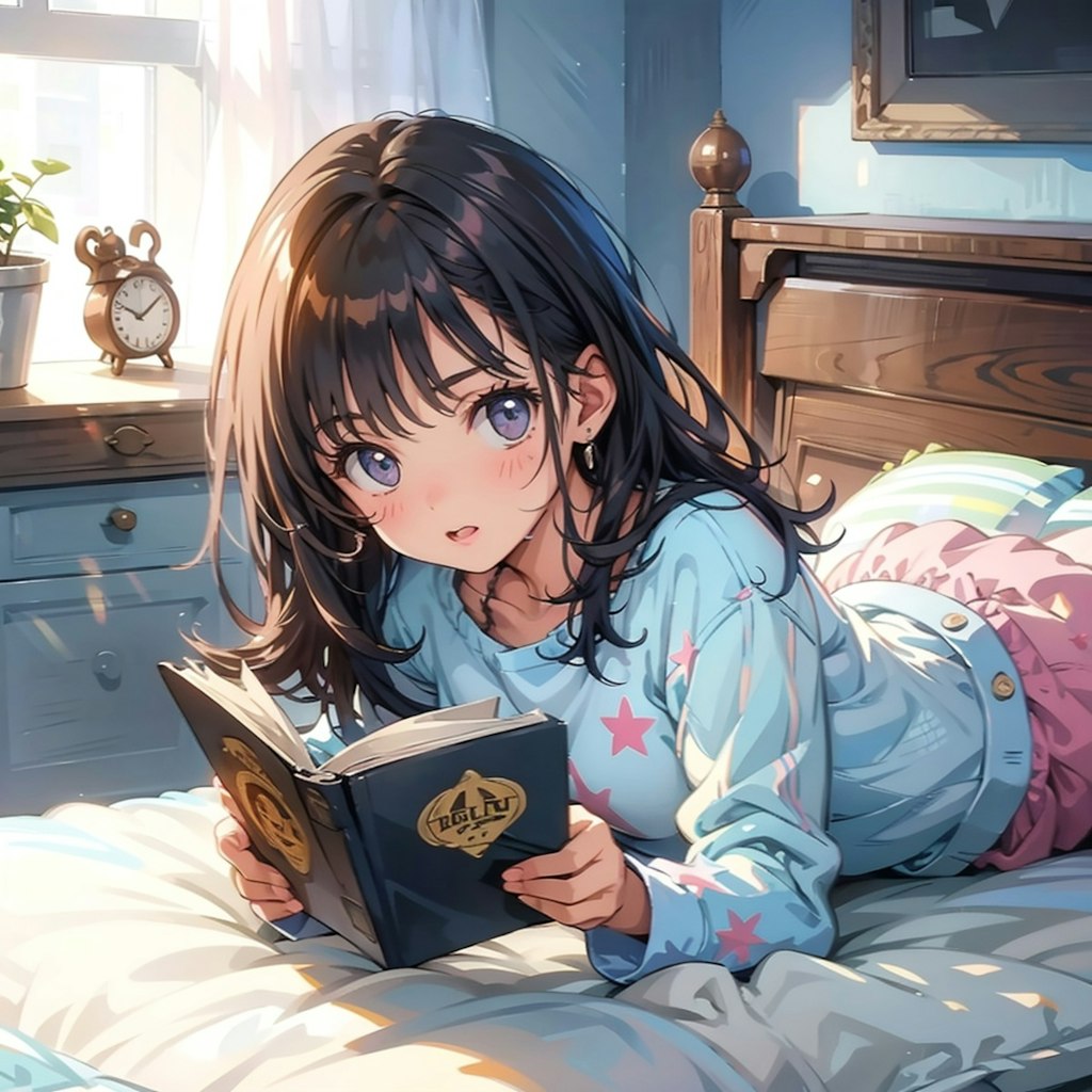 ベッドで読書