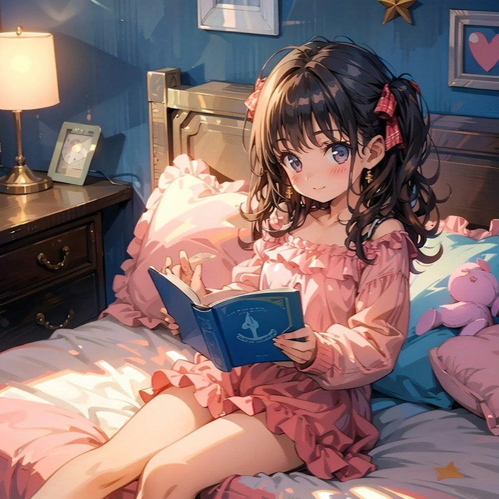 ベッドで読書