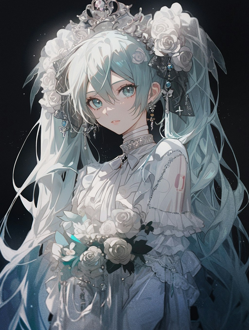Black background