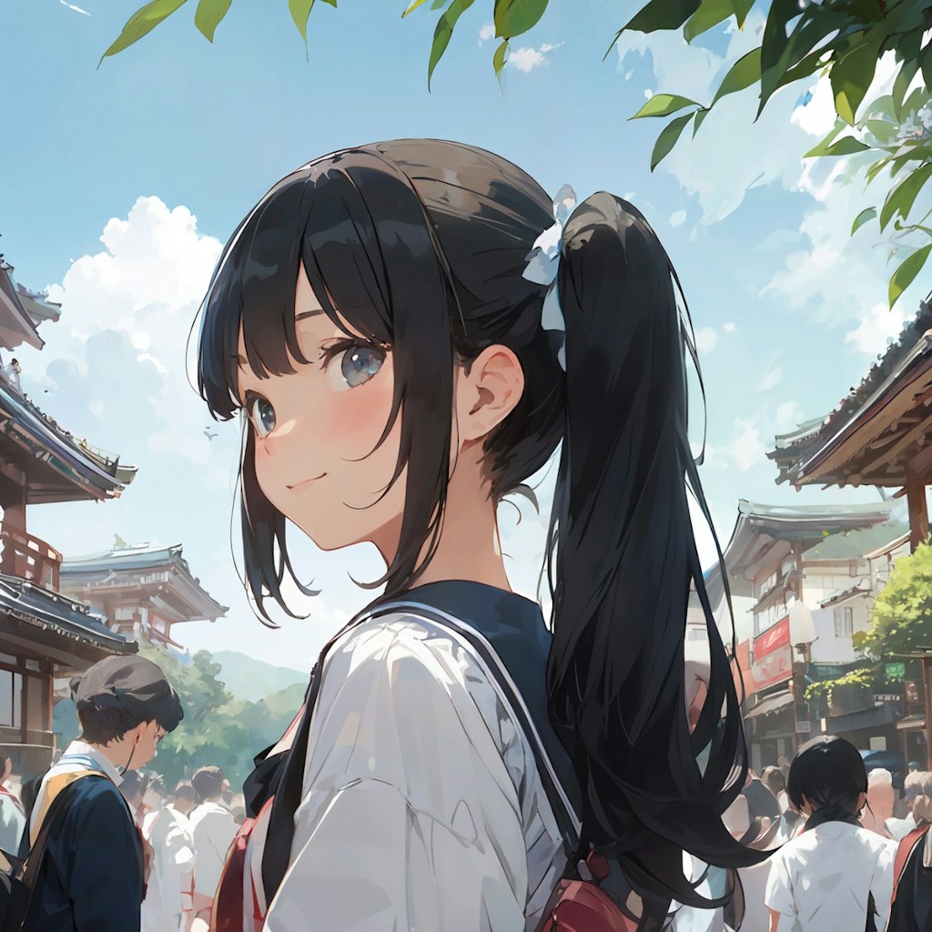 混みあう観光地
