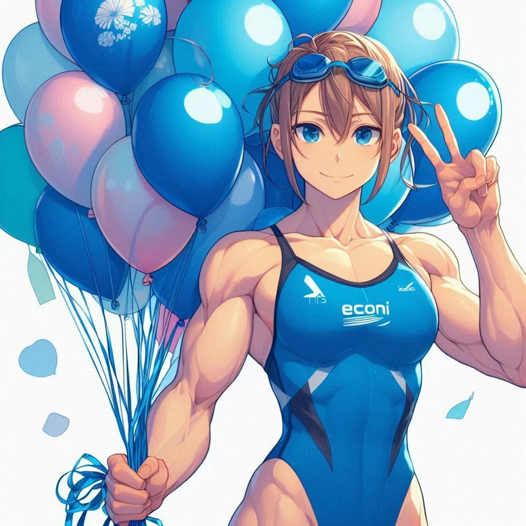 マッスルな女子選手