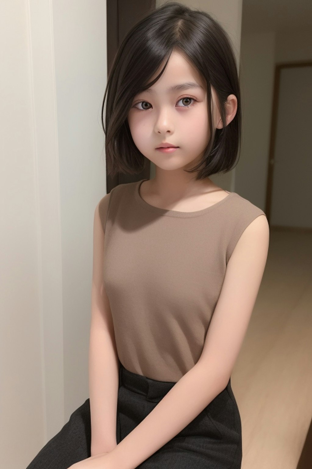 部屋着美少女