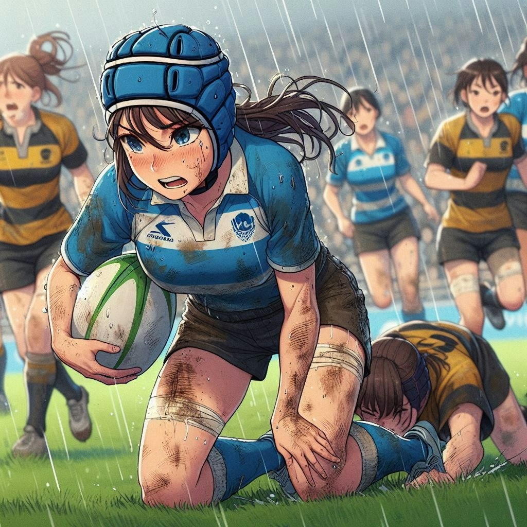 🏉泥まみれの女子ラグビー(朗報)