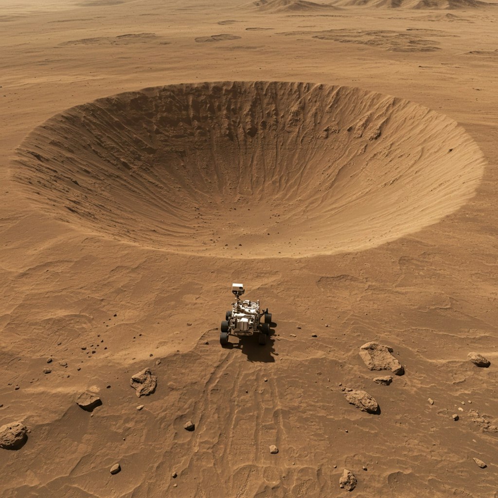 お疲れ様、火星探査機オポチュニティ