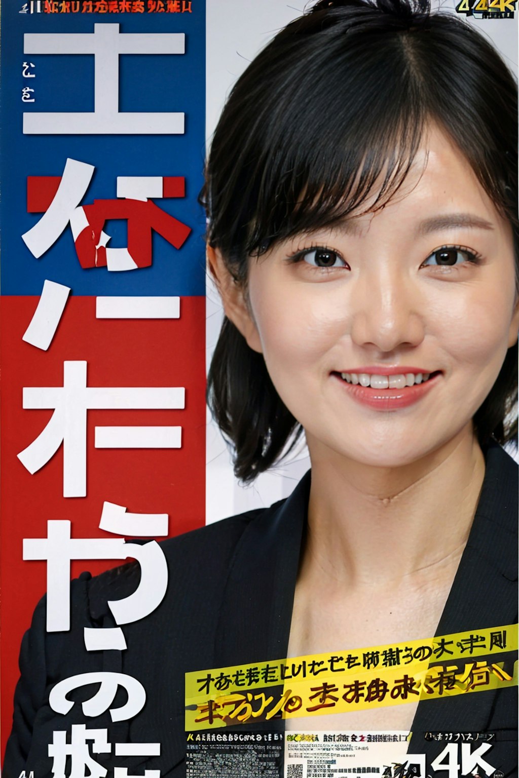 選挙に出馬したお姉さん